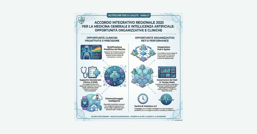 ACCORDO INTEGRATIVO REGIONALE 2025 PER LA MEDICINA GENERALE E INTELLIGENZA ARTIFICIALE